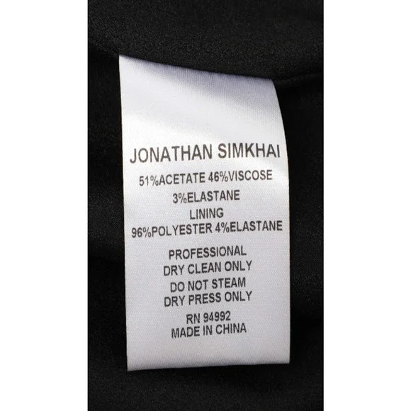 Jonathan Simkhai Ruffle Crepe Halter Off Shoulder Midi Dress 2 - Picture 10 of 13